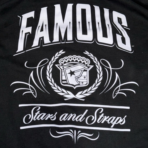 Famous Stars and Straps zip up hoodie black - Picture 4 of 5